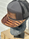 Leather Collection -  2ND AMENDMENT Cap with Leather Patch bill (Copy) - Derty Sports