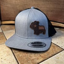 Leather Collection - French Texas Cap with Leather Patch - Derty Sports