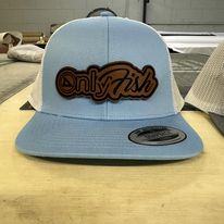 Leather Collection -  OnlyFish Cap with Leather Patch - Derty Sports