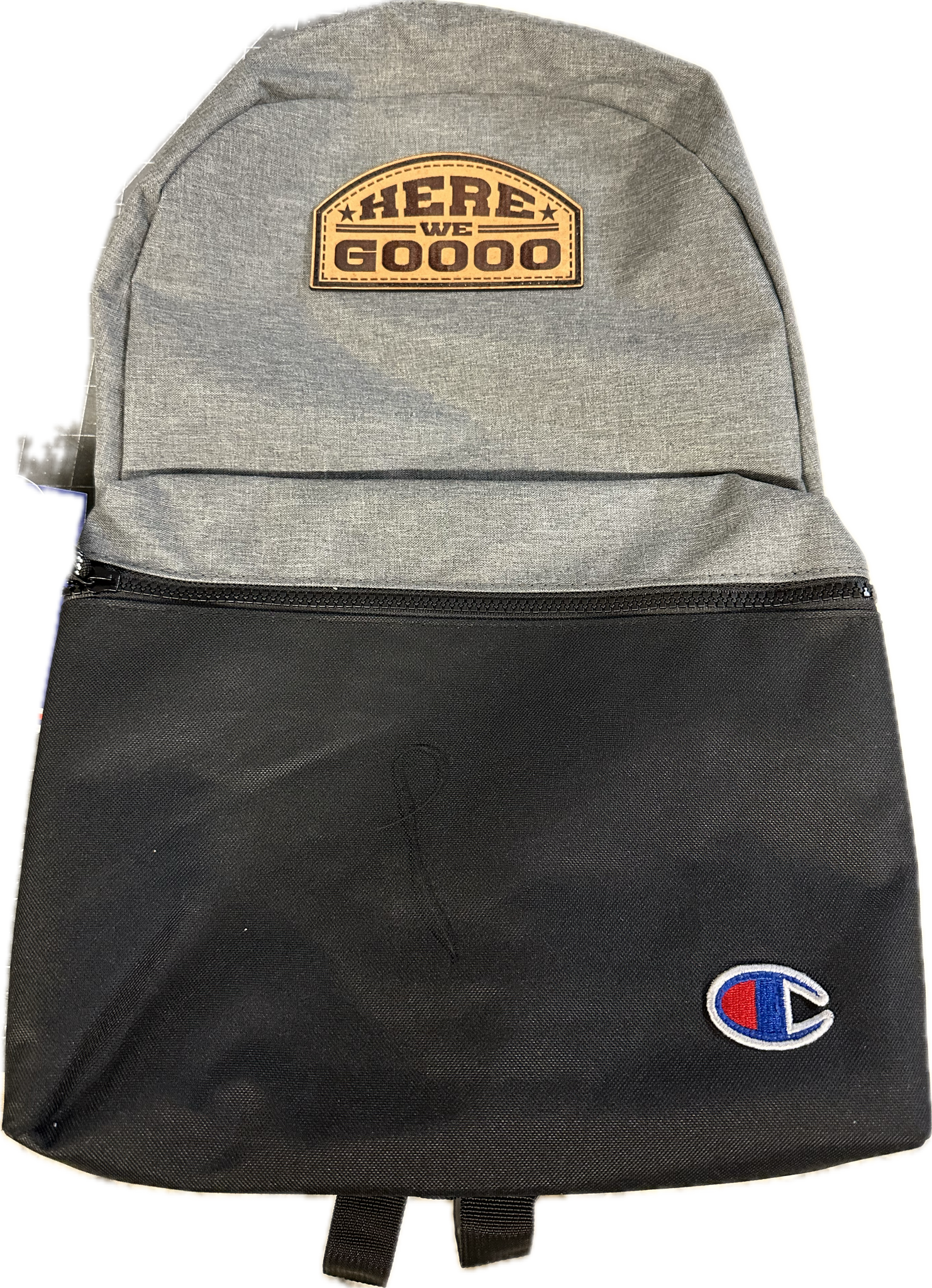 Leather Collection - Backpack - Here We Goooo Leather Patch - Derty Sports