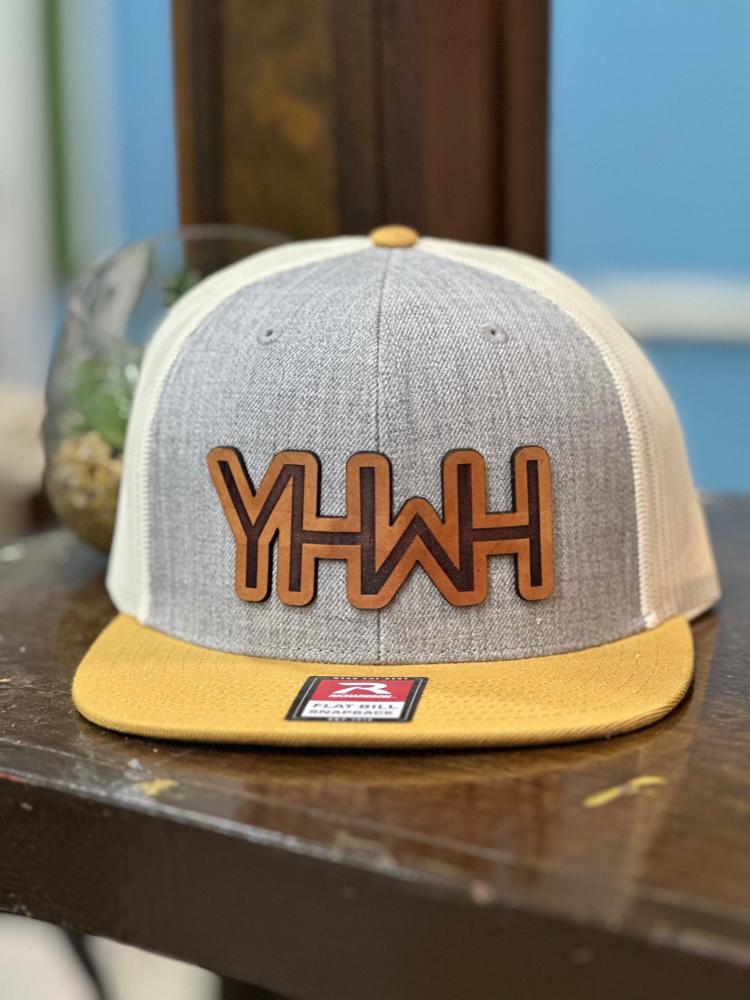 Leather Collection -  YHWH Cap with Leather Patch - Derty Sports