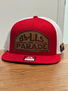 Leather Collection -  Bulls on Parade Cap with Leather Patch - Derty Sports