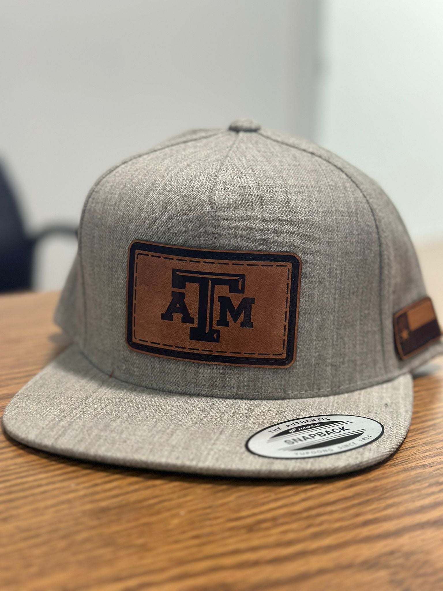 Leather Collection -  A M  2 Cap with Leather Patch - Derty Sports