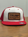 Leather Collection -  TRUMP Cap with Leather Patch - Derty Sports