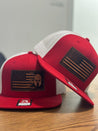 Leather Collection -  USA Cap with Leather Patch - Derty Sports