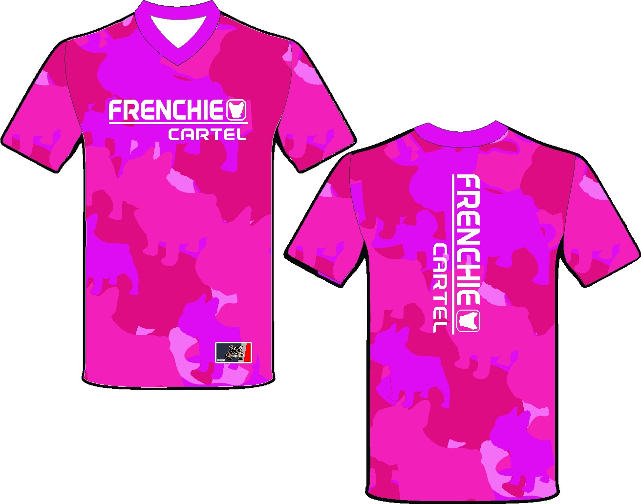 Frenchie Cartel - Pink Camo Short Sleeve - Derty Sports